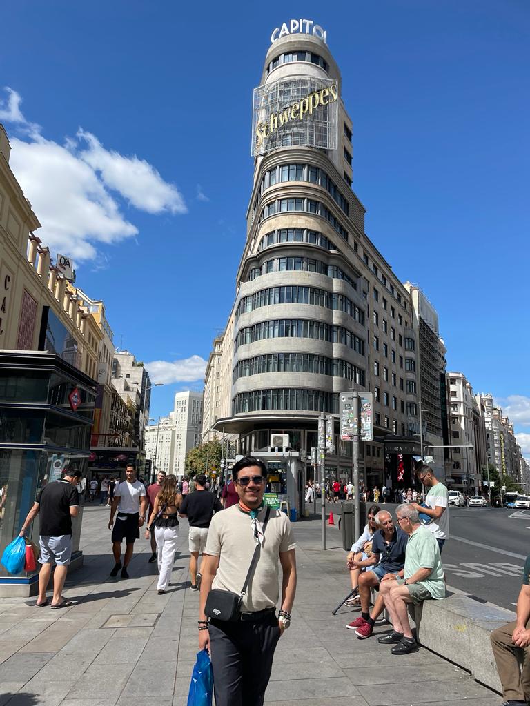 Pittore romano Marcos Antonio Gutiérrez