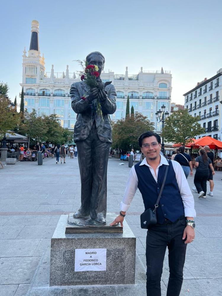 Pittore romano Marcos Antonio Gutiérrez