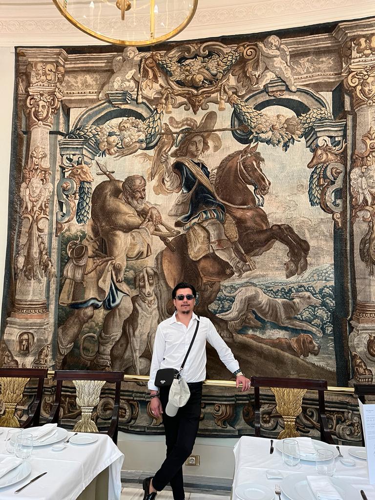 Pittore romano Marcos Antonio Gutiérrez